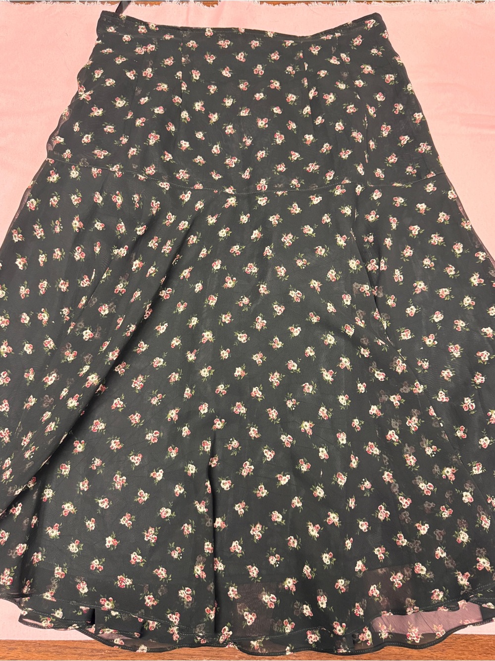 Chiffon A line skirt